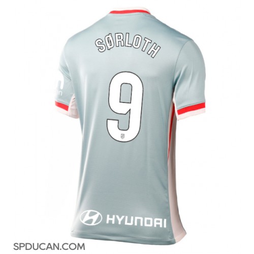 Zenski Nogometni Dres Atletico Madrid Alexander Sorloth #9 Gostujuci 2024-25 Kratak Rukav